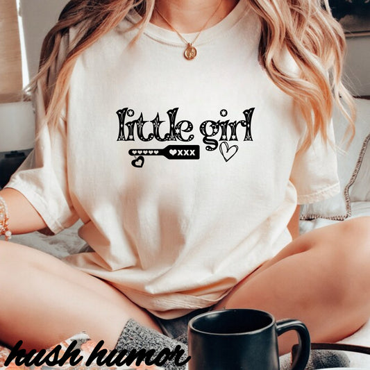 Submissive Little Girl Comfort Color T-shirt