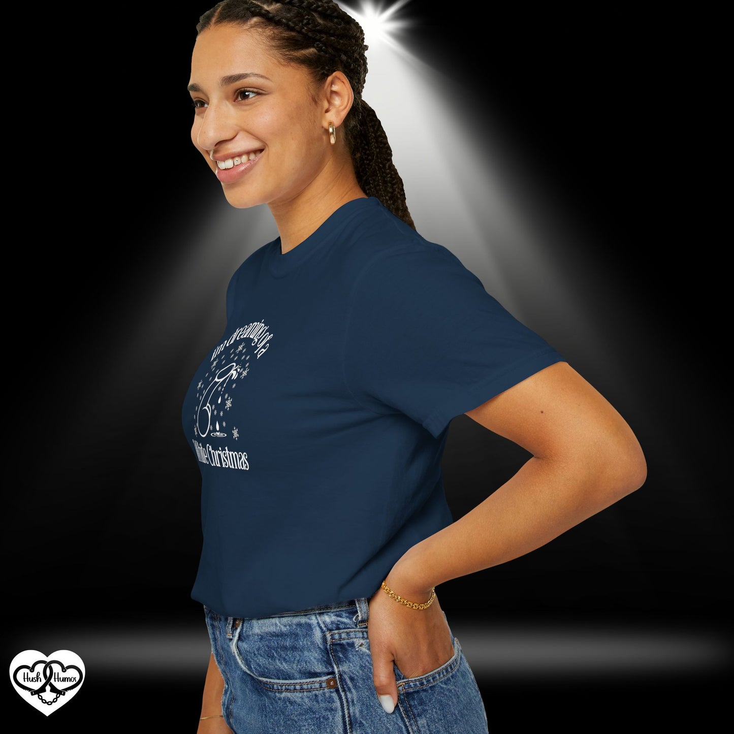 I’m Dreaming of a White Christmas Naughty Shirt – Funny Adult Xmas Tee, Sexy Holiday Party Top