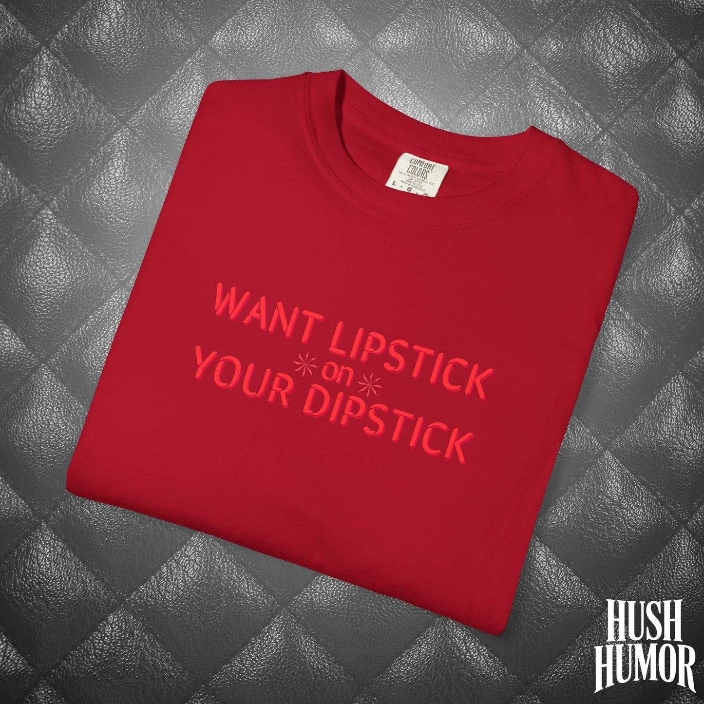 Want Lipstick on Your Dipstick? Dirty T-Shirt – Shocking Naughty Women’s Tee, FEMdom Sassy Mouth Shirt, Funny NSFW Adult Gift for Her