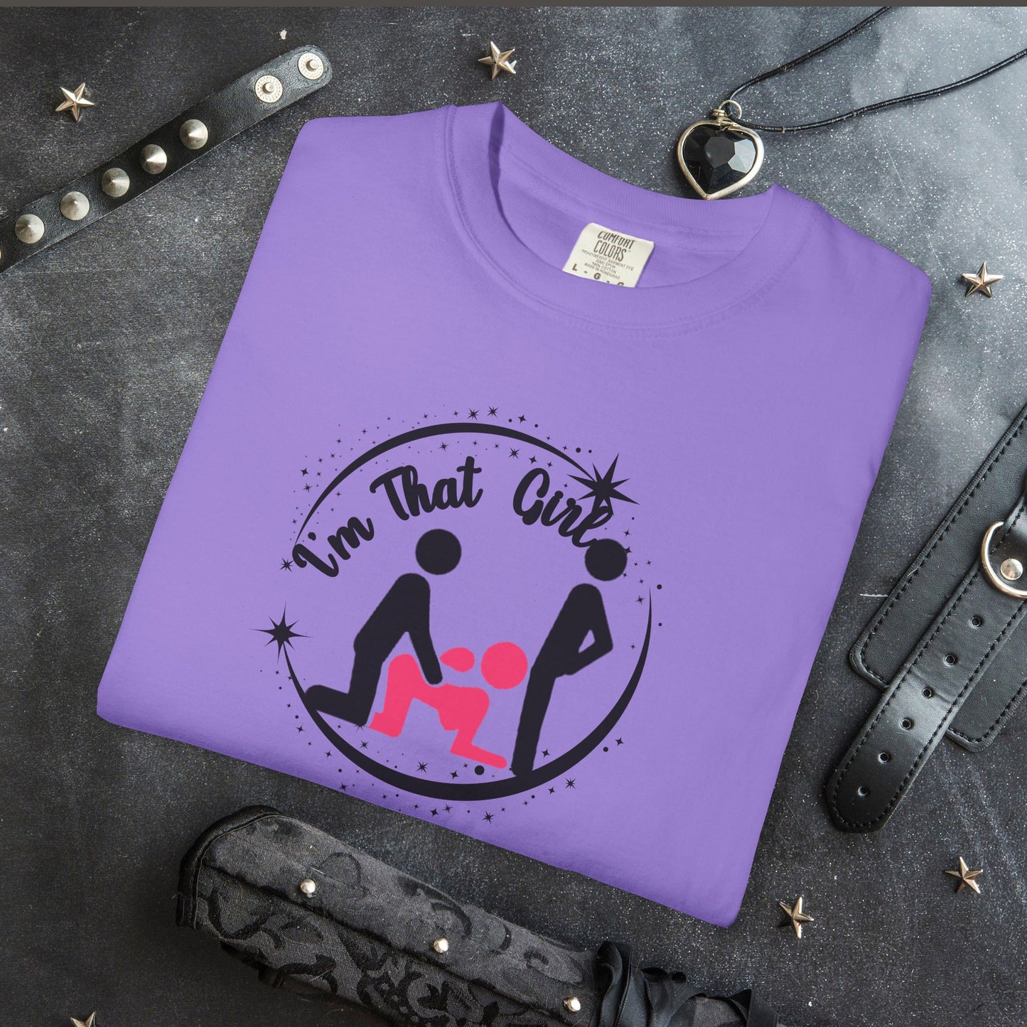 Funny Threesome Tee – Naughty Women’s Adult Humor T-Shirt, Sassy Offensive Meme Top, I’m That Girl Summer Party Shirt