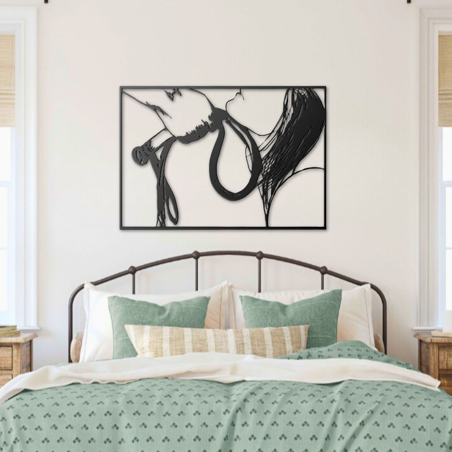 Whipping Submissive BDSM Spanking Decor, BDSM Metal Wall Art