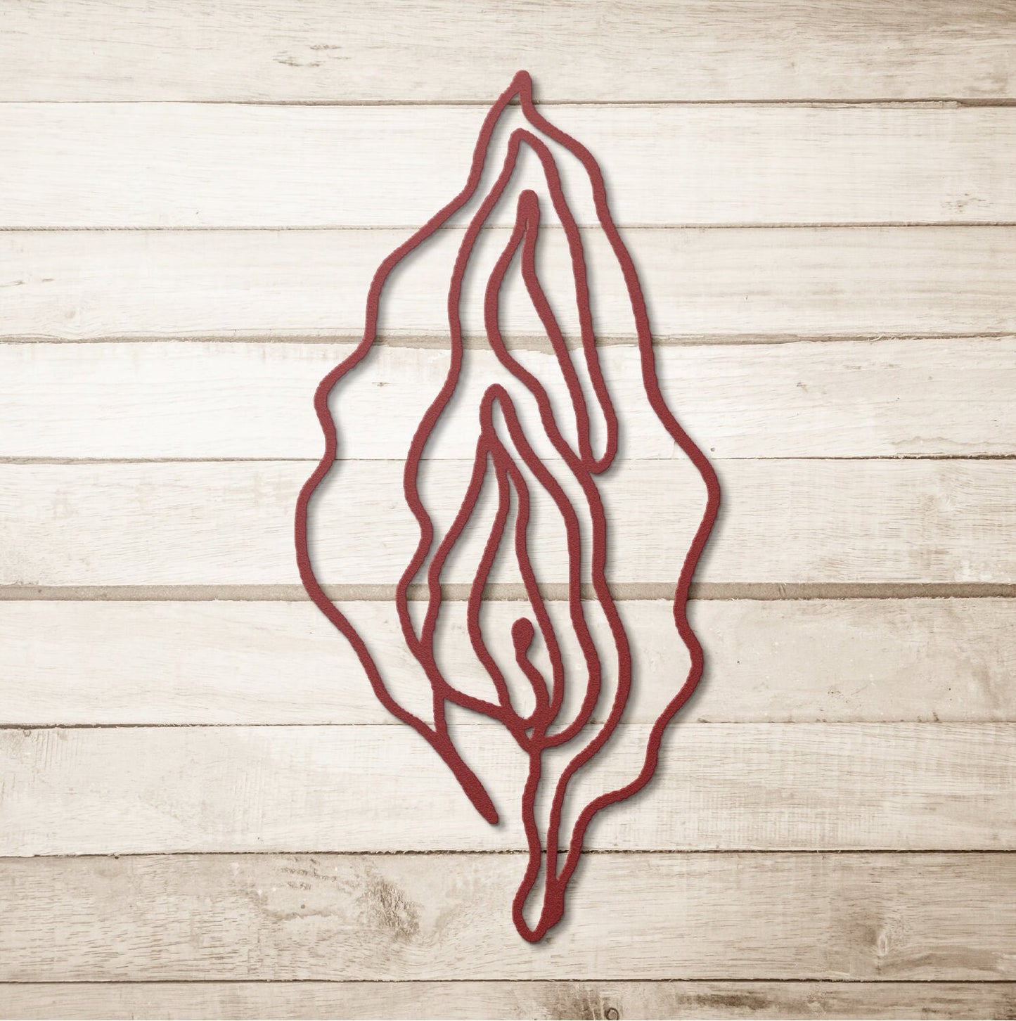Female Sex Metal Wall Decor | Naughty Vagina Art | Sexy Bedroom & Party Decoration