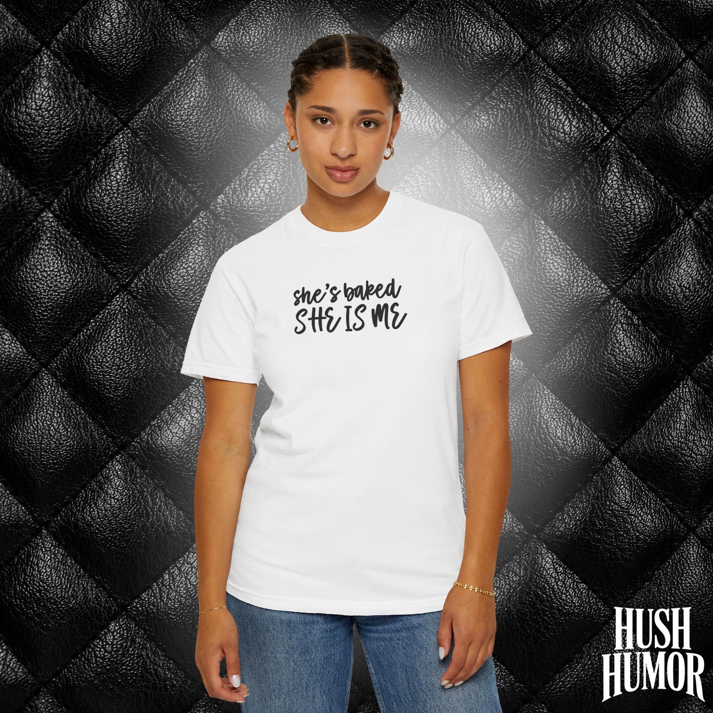 She’s Baked | Stoner Girl Weed T-Shirt for Women | Cute Pothead Gift Idea