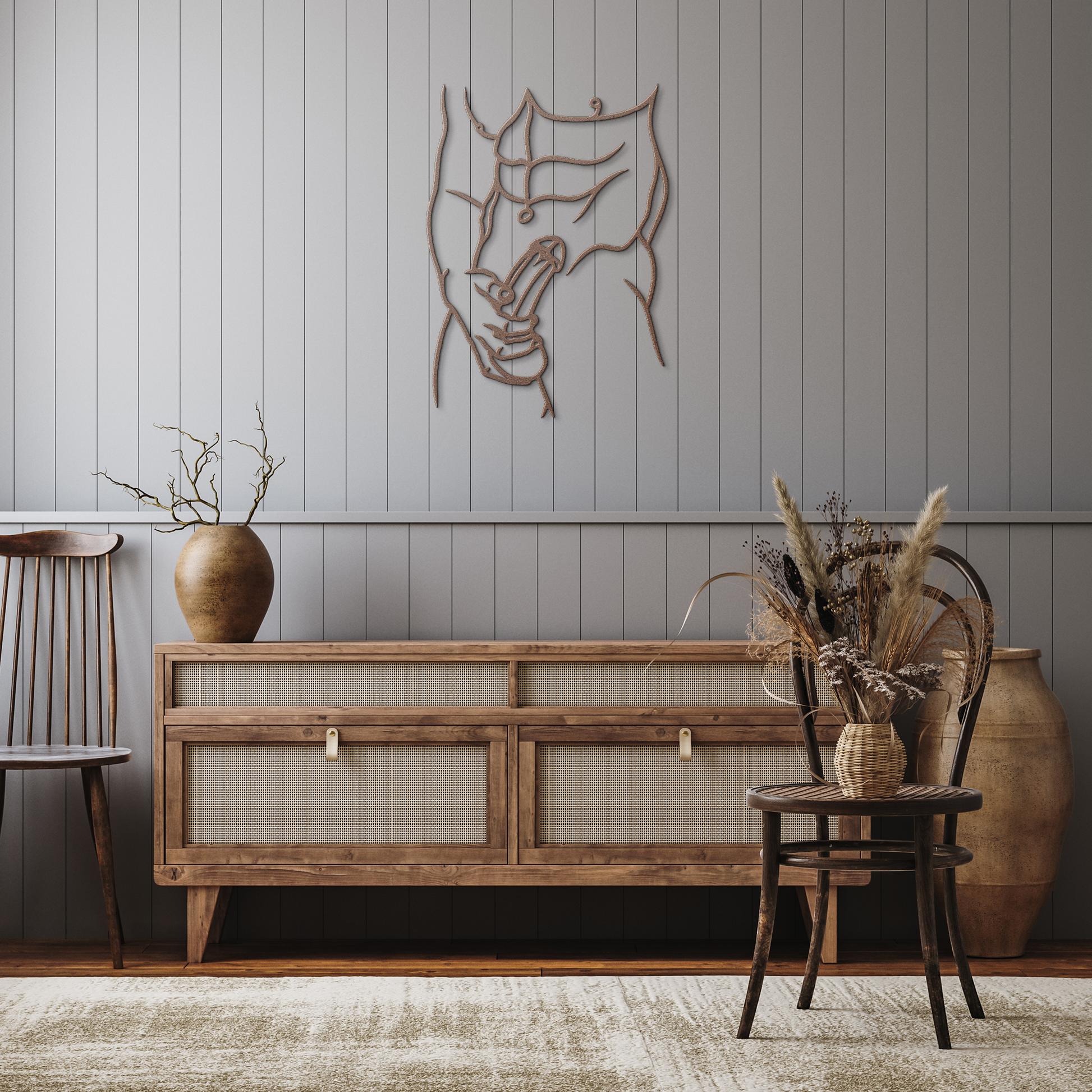 Bdsm_Oral_Sex_wall_decor_erotic_sexy_be_Copper_Rustic_Hallway_Mockup.png