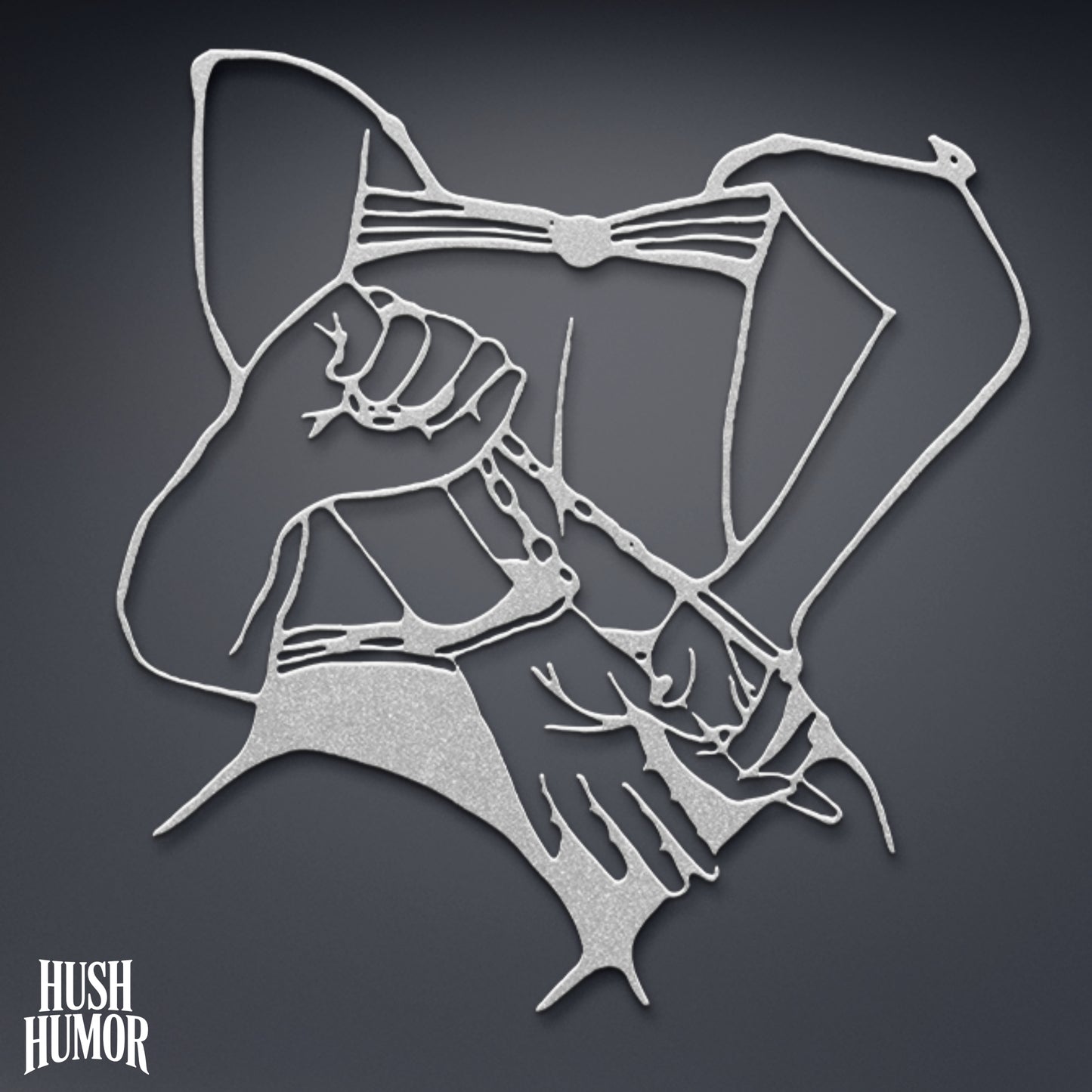 Cuffed BDSM Wall Decor – Erotic Bondage Line Art for Kinky Couples & Naughty Bedrooms
